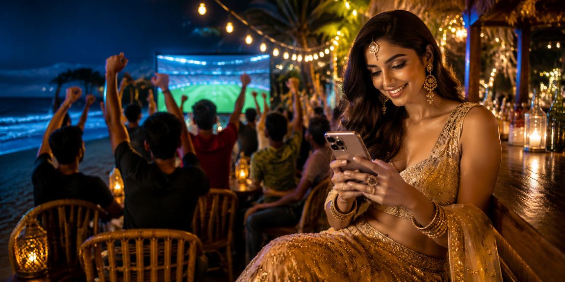 User logging in on mobile casino app